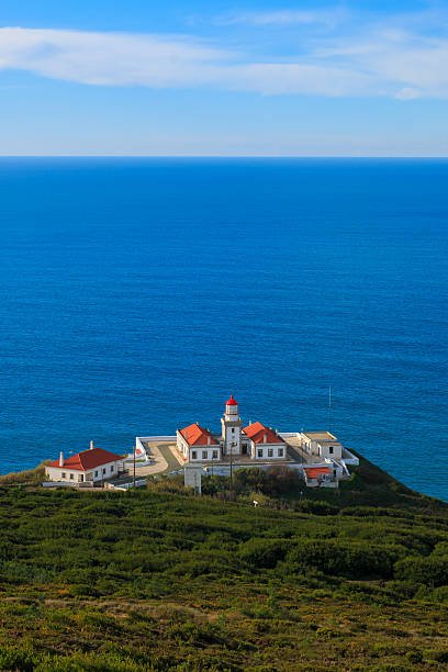 Lighthouse in Cabo Mondego, Figueira da Foz. Portugal